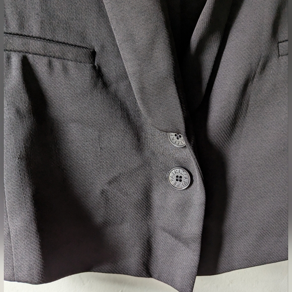 🪞NWT Patrizia Pepe Black Giacca Jacket Size 42/4 - Picture 6 of 9